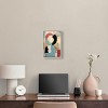 Art Remedy Glam Brooch of Gold Contemporary Shapes Abstract Wall Art Framed - 2 of 4