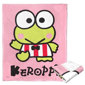 Sanrio Keroppi Waves Silk Touch Throw Blanket 50x60 Inches - 1 of 4