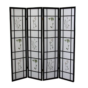 NicBex 3-panel Display Room Divider Portable Wooden Folding Privacy Screen Freestanding Wall Partition for Home & Office - 1 of 4