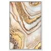 Art Remedy Golden Lines Agate and Geode Wall Art Framed - 3 of 4