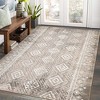 Boho Area Rugs Washable Rug Moroccan Lattice Rugs Living Room Rug Non-Slip Non-Shedding Carpet Soft Geometric Rugs - 2 of 4