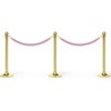 Unique Bargains Hotel Adjustable Velvet Stanchion Rope with Snap Hook - 3 of 4