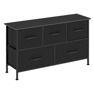 BestMassage 5/8/9-Drawer Fabric Dresser with Wood Top Versatile Storage Cabinet Organizer with Steel Frame - 1 of 4