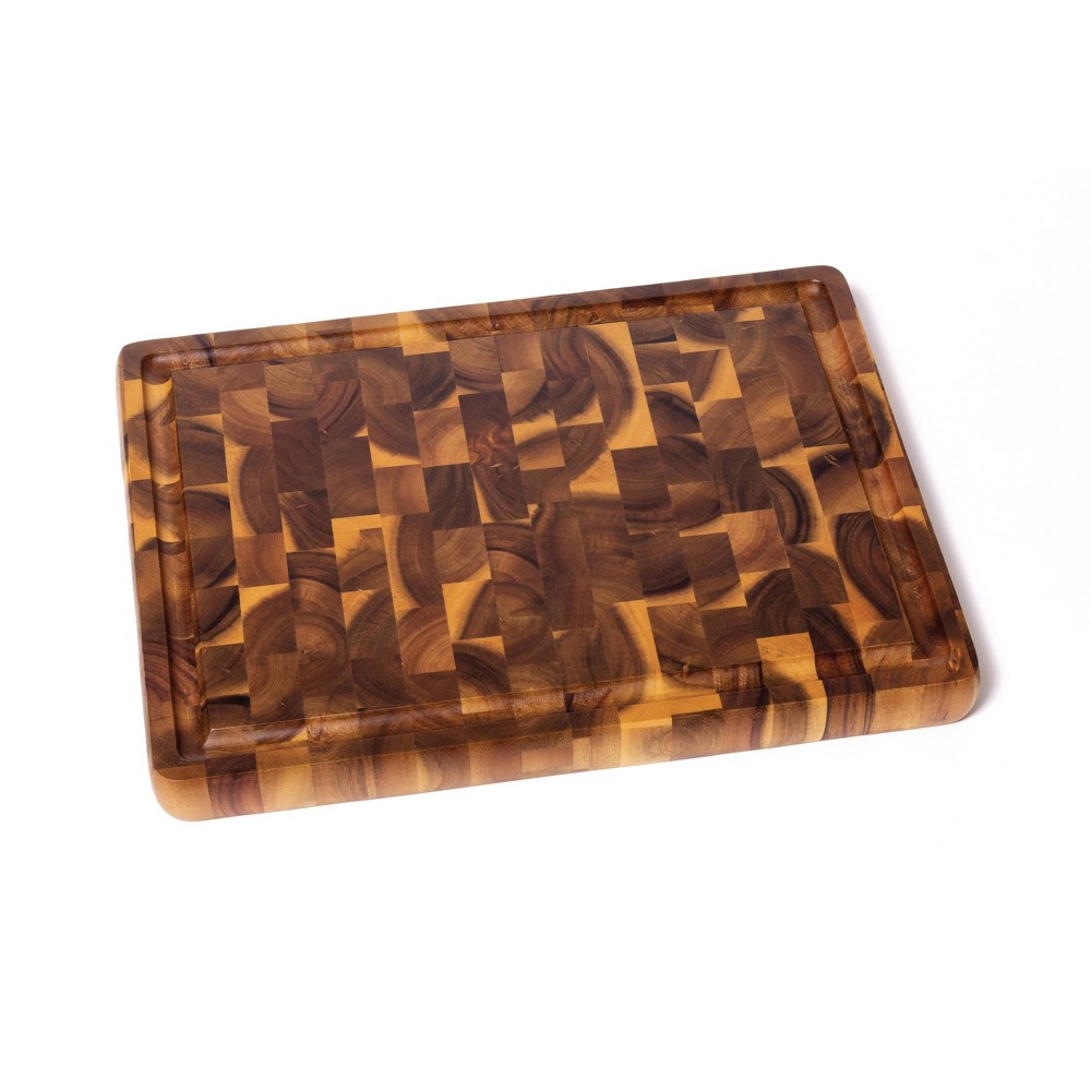 Acacia Large Cutting Board with Cutout Handles - Lipper International