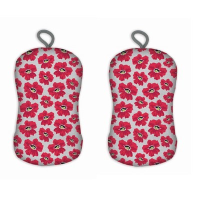 2pk Popy Print Sponge - MU Kitchen