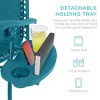 Best Choice Products Set of 2 Zero Gravity Lounge Chair Recliners for Patio, Pool w/ Cup Holder Tray - 4 of 4