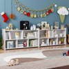 Book Shelf, Cubes Storage Organizer, Freestanding Bookshelf Cube Shelf for Bedroom, Living Room, 3-Tier Open Bookshelf Wooden Bookcase - 3 of 4