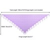 INSPIRE CHIC Shawls and Wraps for Evening Dresses Lace Mesh Fringe Scarves 1Pc - 3 of 4