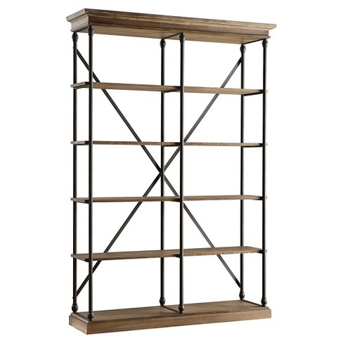 84 Belvidere 5 Shelf Bookcase Black Inspire Q Target