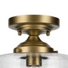 Kichler Lighting Winslow 1 - Light Semi-Flush Mount in  Natural Brass - 4 of 4
