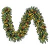 9-FT Pre-Lit Garland with 150 Color-Changing LED Lights and Pinecones - 2 of 4
