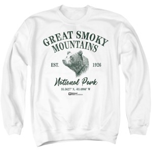 Men's Great Smoky Mountains National Park Black Bear Icon Crewneck Sweatshirt - 1 of 4