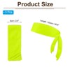 Unique Bargains Polyester Elastic Running Sports Workout Head Ties Sweatbands 3 Pcs - 2 of 3