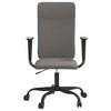 vidaXL Office Chair Dark Gray Fabric - 3 of 4