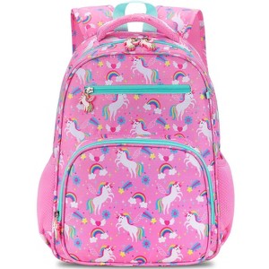 Generic Kids Backpack for Girls - Girls Backpack 3-8 Ages Butterfly for Kids 15 Inch School Bookbag - 1 of 4