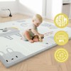 Fodoss Baby Playpen with Mat, 47x47in Extra-Large Baby Play Yard for Toddlers, Indoor/Outdoor Safety Playpen with Non-Slip Base - 4 of 4