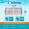 Hurricane 2 Pack HF9699-01 Advanced Pool and Spa Filter Cartridge Replacement for Unicel C-9699, PJ100, Filbur FC-1490, PJB-100, White - 3 of 4
