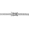 EVERLY JEWELRY | Sterling Silver 4.63 CT TGW Created Emerald and Created White Sapphire Bracelet - 7.5 in - 2 of 4
