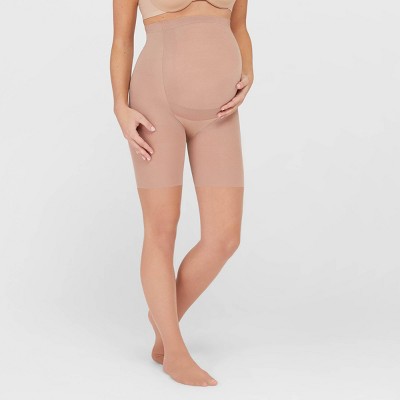 Power Mama - Full Length Maternity Pantyhose in Nude & Black - hautemama