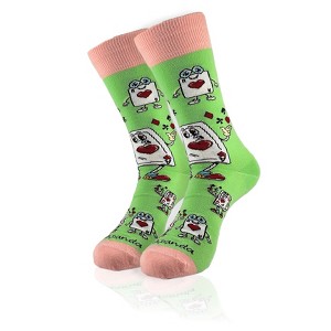 Ace of Hearts Playing Cards Socks (Women's Sizes Adult Medium) from the Sock Panda - 1 of 4