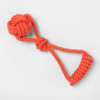 Monkey Fist Rope with Handle - Red - L - Boots & Barkley™