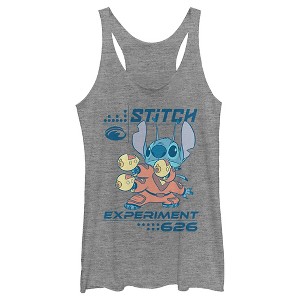 Women's Lilo & Stitch Armed and Ready Racerback Tank Top - 1 of 4