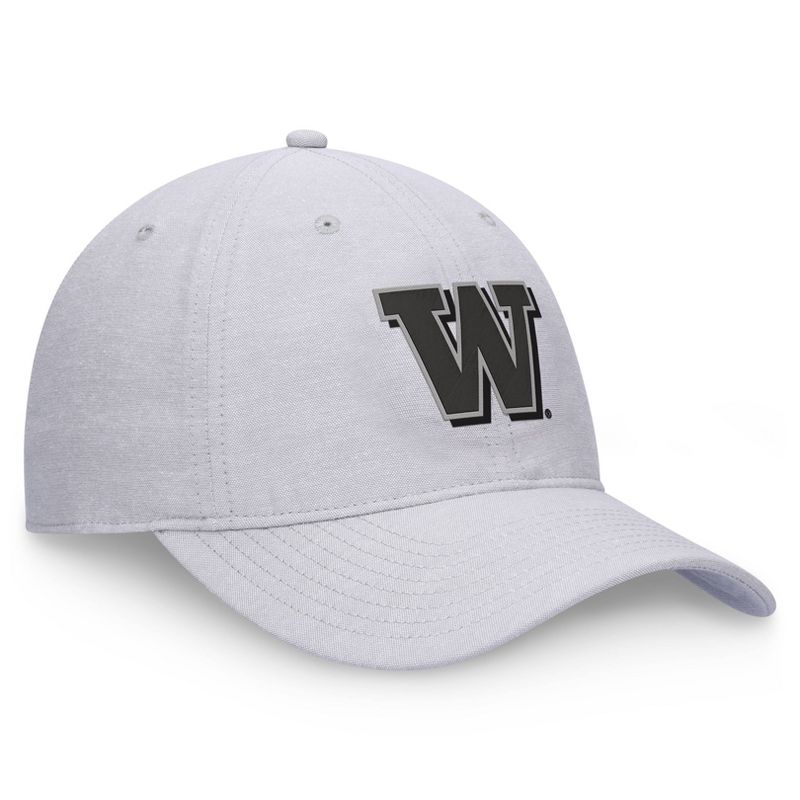NCAA Washington Huskies Unstructured Chambray Cotton Hat, 3 of 5