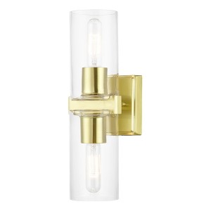 Livex Lighting Clarion 2 - Light Vanity in  Satin Brass - 1 of 4