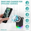 PHILCO 15W Fast Charging for Apple iPhone 16 15 14 13 12 11 MagSafe 3-in-1 Wireless Charging Station – Foldable Design, Charges Apple Watch & AirPods - 3 of 4