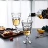 Slickblue Luxurious Pearl Ridge Beverage Goblets - 11.6oz Set of 6, Hand-Blown Glass - 3 of 4