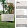 Self-Watering Wheeled Metal Garden Bed – Mobile Raised Planter Box with Water, Galvanized Steel Indoor/Outdoor Rolling Grow Station - 2 of 4