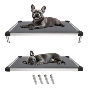 FXW TitanNest Chew-Proof Elevated Dog Bed, Raised Cot for Indoor/Outdoor/Camping Use, Durable & Washable Padded Pet Bed - 1 of 4