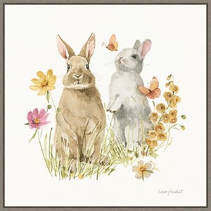Amanti Art Hop on Spring IV by Lisa Audit Canvas Wall Art Print Framed 22-in. x 22-in. - 1 of 4