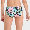 Girls' Ebony Tropical Floral Printed Bikini Swim Bottom - art class™ Black - image 2 of 3