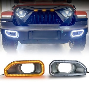 AMERICAN MODIFIED Tunnel Tail Lights Compatible with Jeep Wrangler - 1 of 4