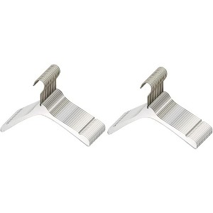 YBM Home Quality Acrylic Clear Clothes Hangers, Pack of 32 - 1 of 4