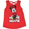 Disney Princess Moana Belle Minnie Mouse Nightmare Before Christmas Tank Top and French Terry Shorts Toddler to Big Kid - 3 of 4