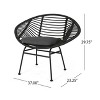Christopher Knight Home San Antonio Outdoor Woven Wicker Chairs with Cushions (Set of 2) - 3 of 4