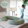 PharMeDoc Pregnancy Pillows C-Shape Full Body Maternity Pillow, Jersey Cover - 3 of 4