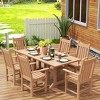 WestinTrends 7 Piece Outdoor Patio Dining Set Outdoor Table and Armchair Set - 2 of 2