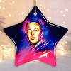 Elon Musk Christmas Ornament, Abstract Digital Art Tesla and SpaceX | OrnamentallyYou - 4 of 4