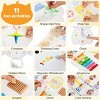 Angel Sar 11-in-1 Montessori Owl Activity Wall, STEM Sensory Busy Board with Magnetic Whiteboard, Wooden Educational Toy for Toddlers 3+ Years Old - 4 of 4