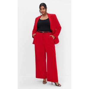 Women's Plus Size Clea Pant - red | CITY CHIC - 1 of 4
