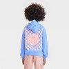 Grayson Threads Kids Big Girl Take it Easy French Terry Hoodie - Blue - 3 of 4