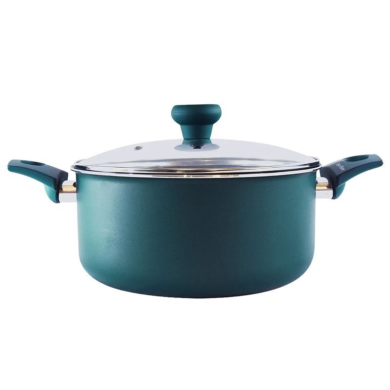 Taste of Home® 5-Qt. Non-Stick Aluminum Dutch Oven with Lid, Sea Green, 4 of 9