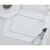 Saro Lifestyle Shimmering Placemat with Piping Detail (Set of 4) - 4 of 4