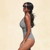 Women's Striped Bathing Suit Back Twist One-Piece Swimsuit - Cupshe - 2 of 4