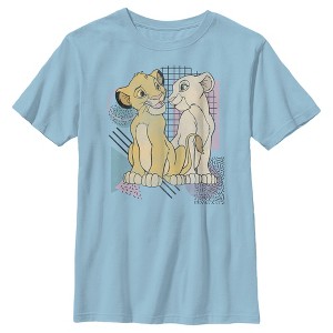 Boy's Lion King Retro Cub Love T-Shirt - 1 of 4
