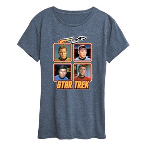 Women's - Star Trek - Retro Original Series Crew Short Sleeve Graphic T-Shirt - 1 of 4