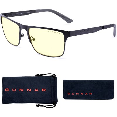 GUNNAR Gaming & Computer Glasses - Pendleton, Slate Frame / Amber Tint Lens (PEN-09501)